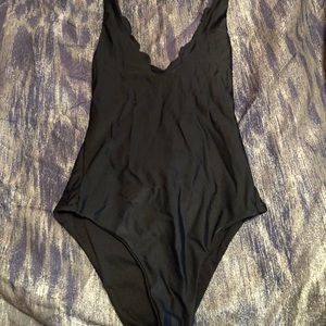 Black one piece